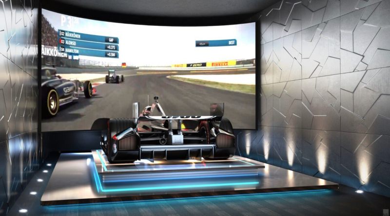 un simulador de Formula 1 profesional