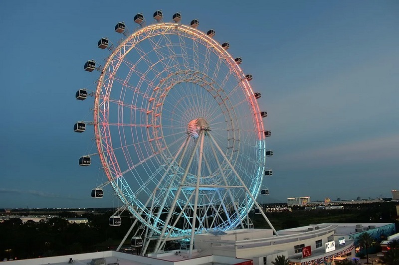 La rueda de Orlando “Orlando Eye” reabrirá mañana