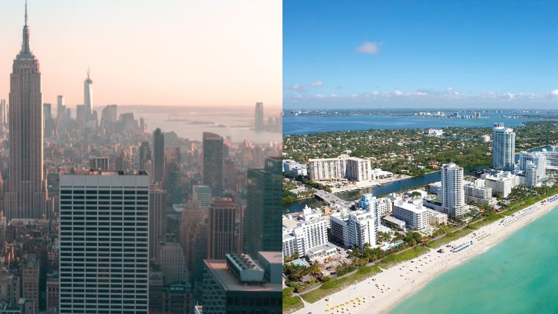 Por qué los residentes de Nueva York y California se mudan a Florida