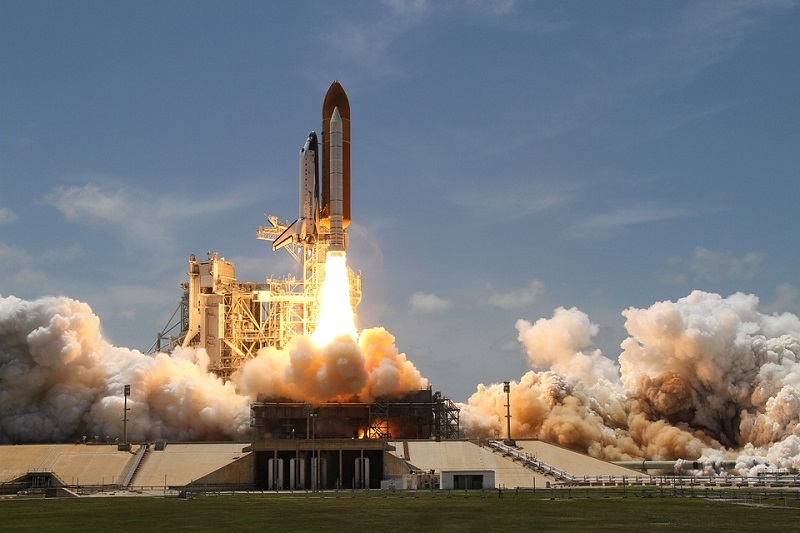 Lanzamiento de un cohete desde la Space Coast, o Costa Espacial, en Florida